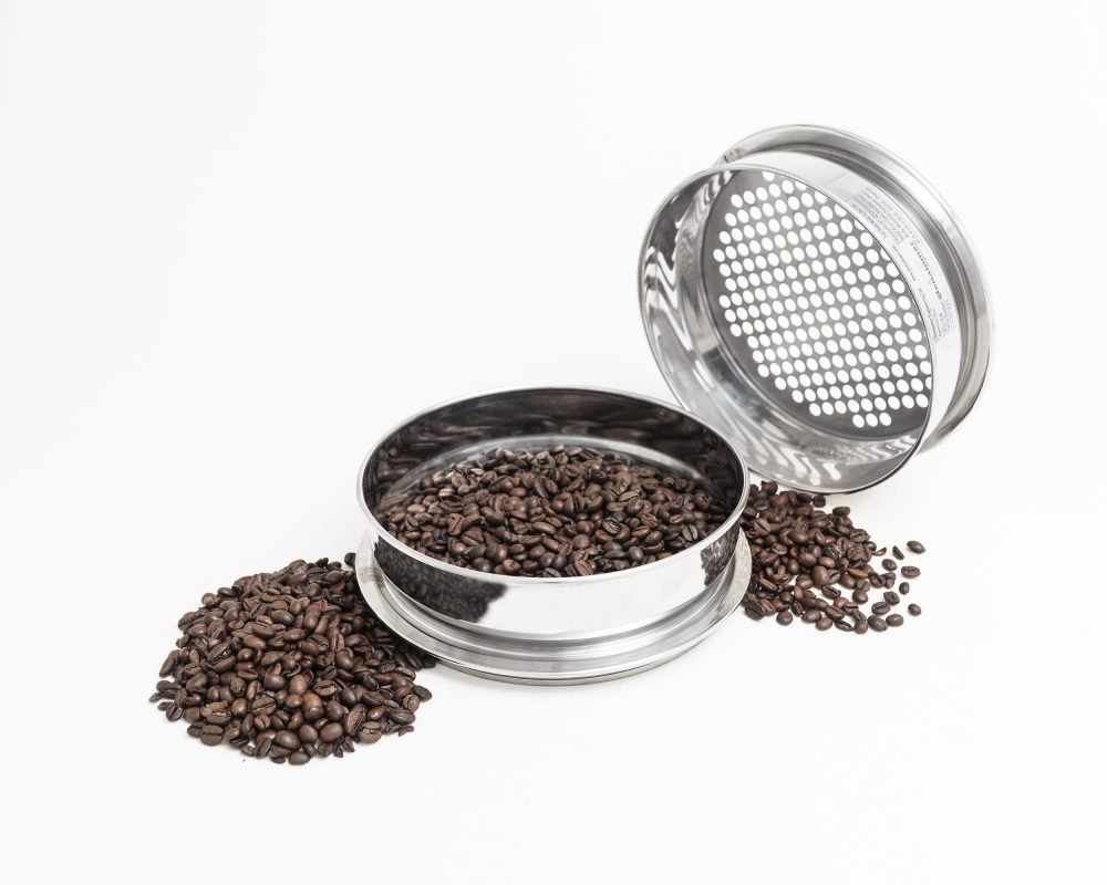 Coffee bean test sieves