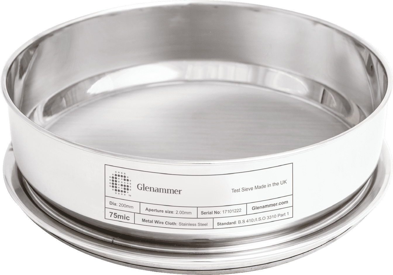 Glenammer Test sieves delivered throughout the world