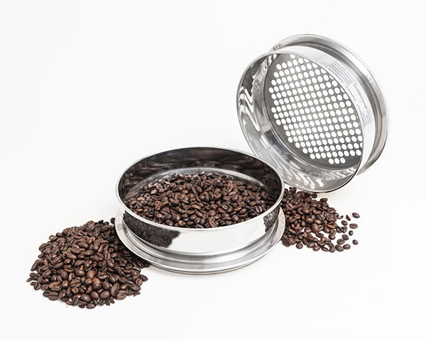 Coffee bean test sieves